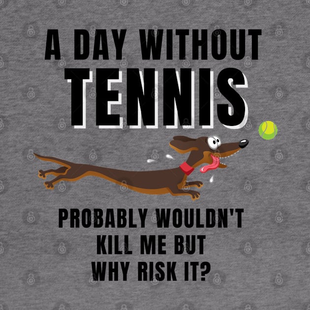 A Day Without Tennis by TopTennisMerch